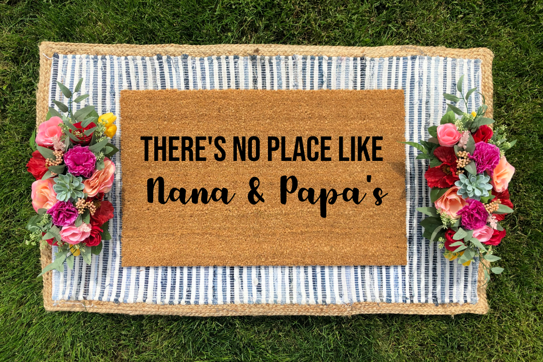 There's No Place Like Home Welcome Mat from High Cotton