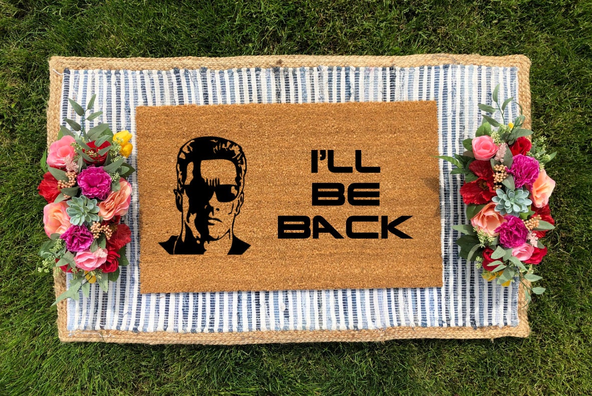 Terminator I'll Be Back Doormat – The Minted Grove