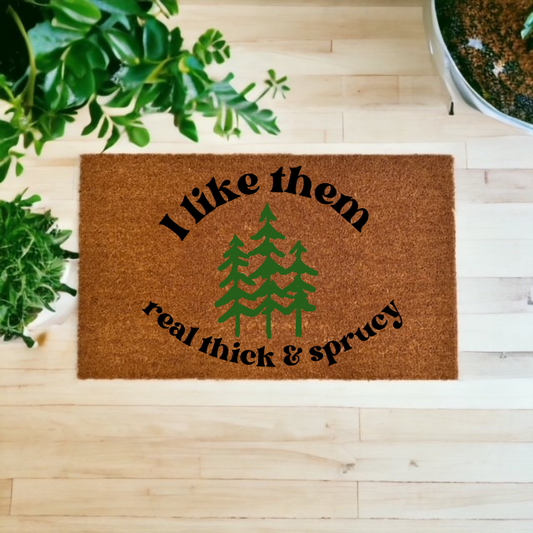 I like them real thick & sprucy - The Minted Grove