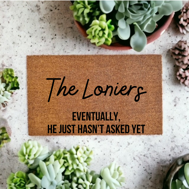 *Eventually* Engaged Doormat - The Minted Grove