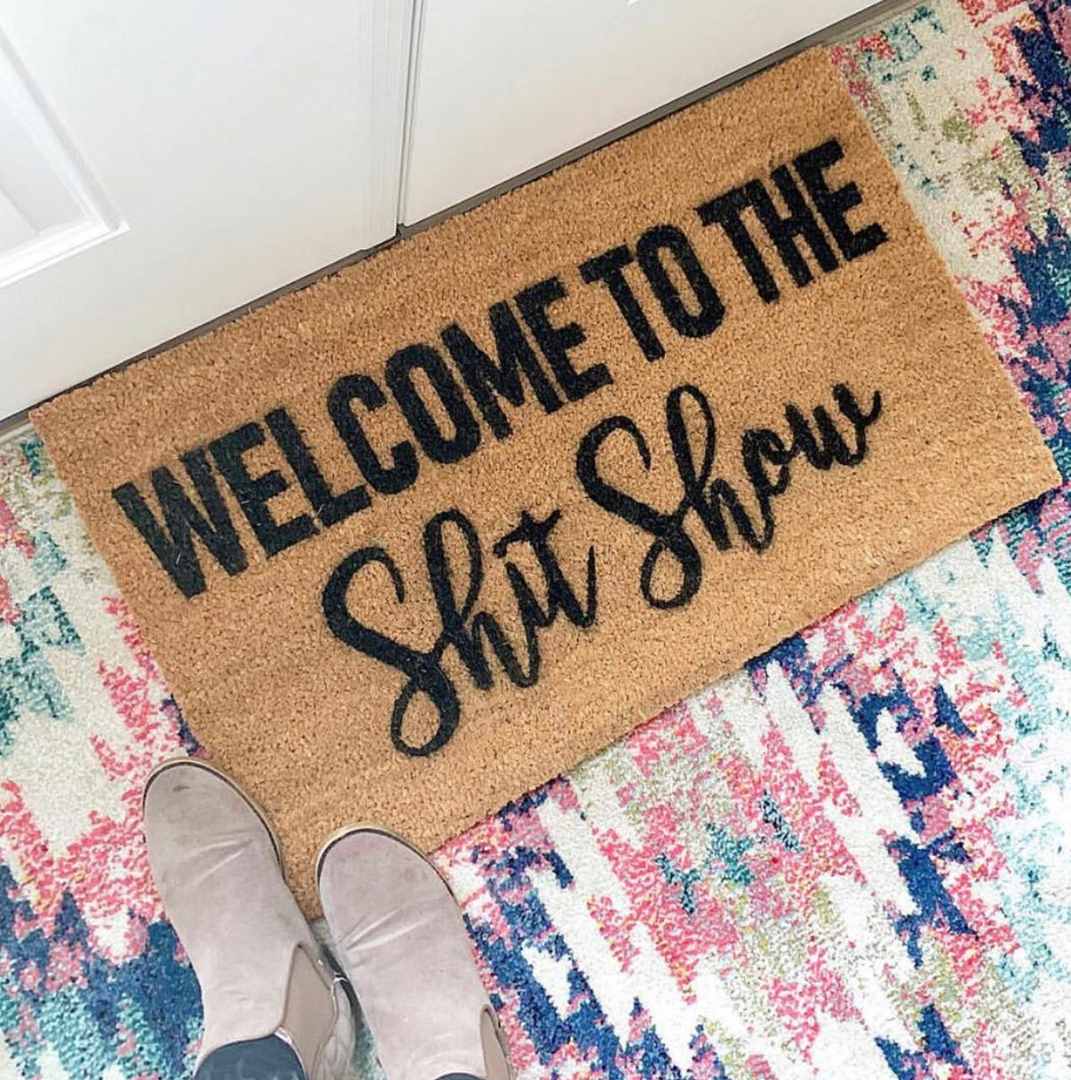 Welcome To The Shit Show Doormat - The Minted Grove