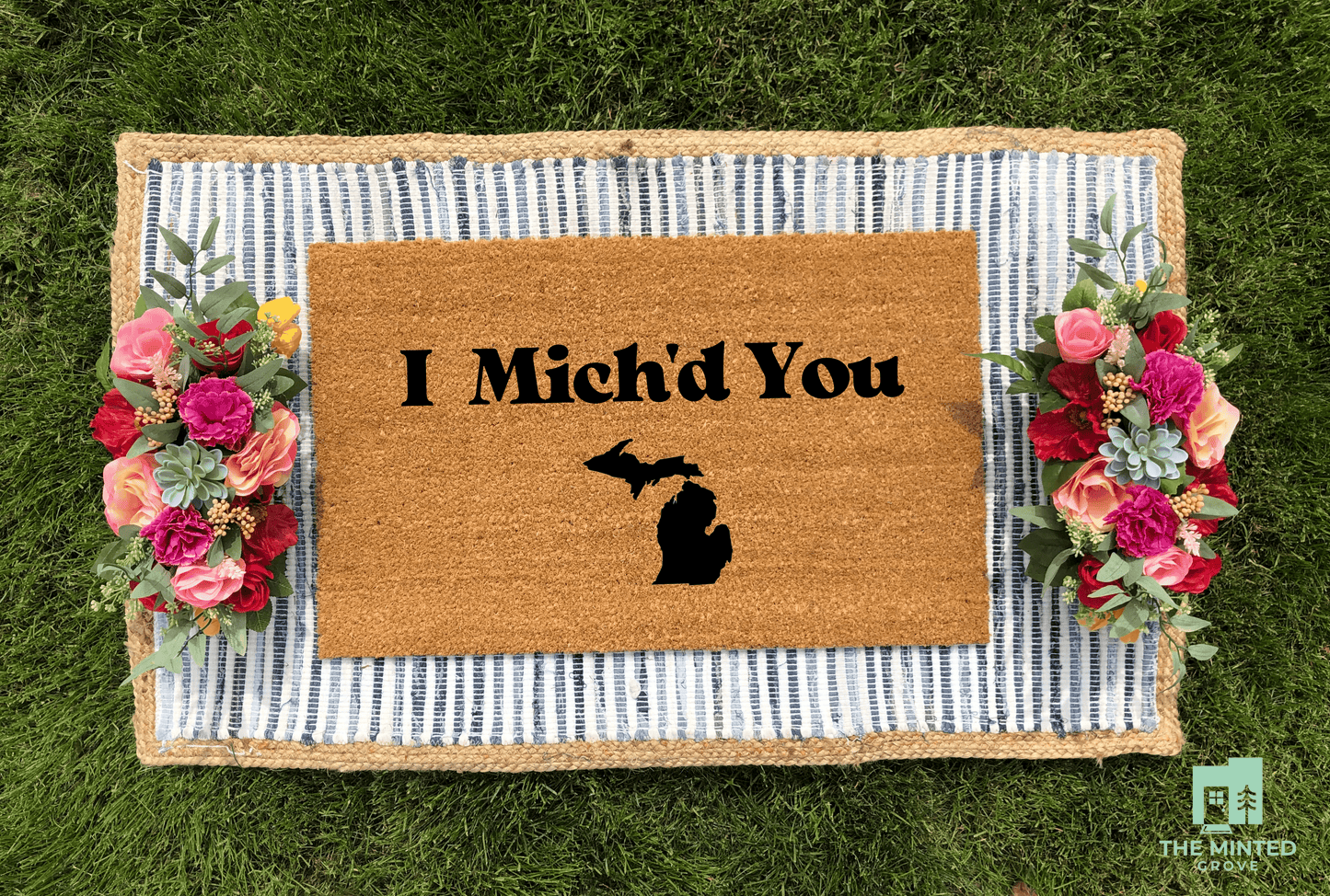 I Mich'd You - Michigan Doormat - The Minted Grove