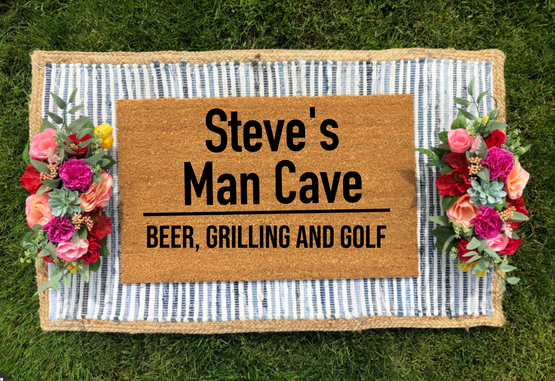 Create Your Own- Man Cave Doormat - The Minted Grove