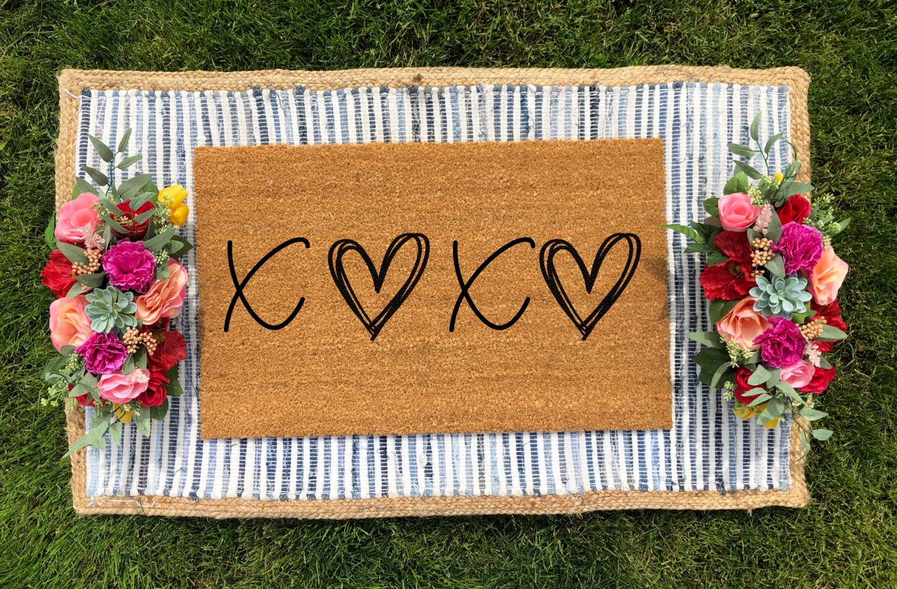 XOXO- Valentine's Day Doormat - The Minted Grove