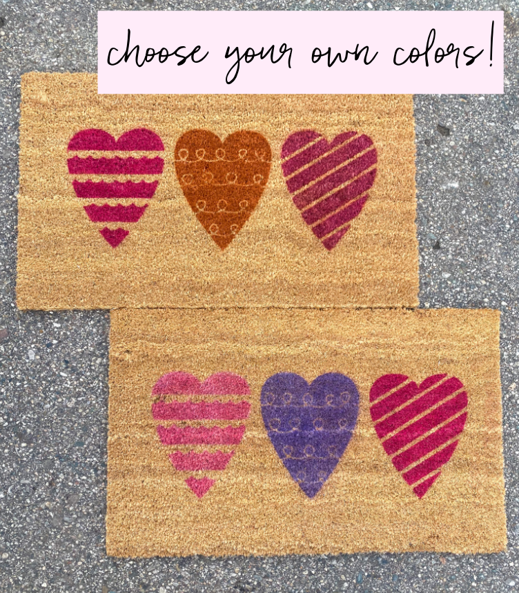 Heart Valentine's Day Doormat - The Minted Grove