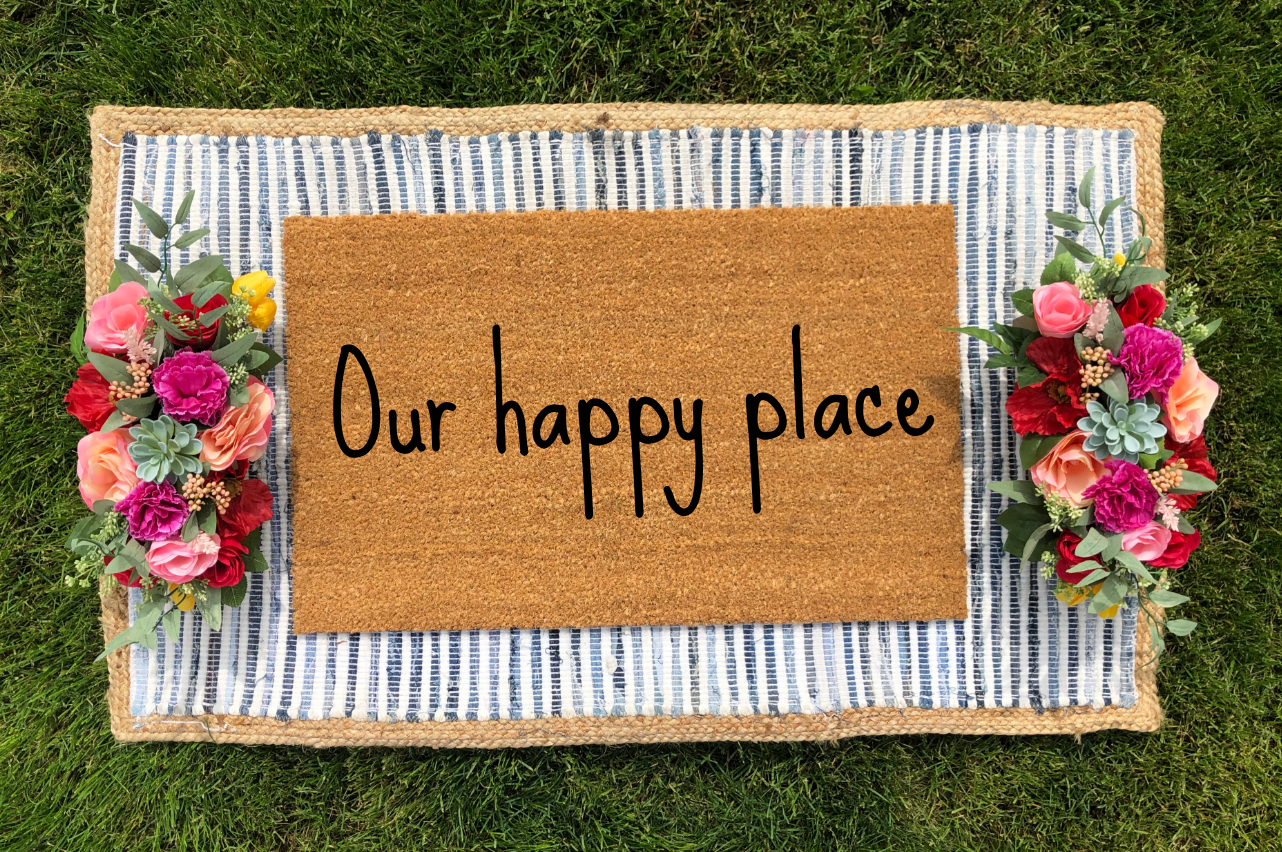 Our Happy Place Doormat - The Minted Grove
