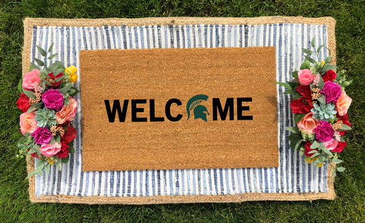 MSU Welcome Doormat - The Minted Grove
