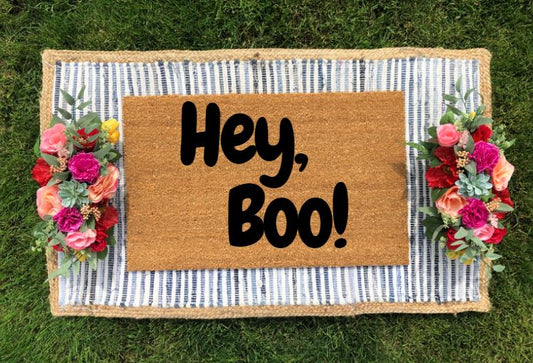 Hey, Boo Doormat - The Minted Grove