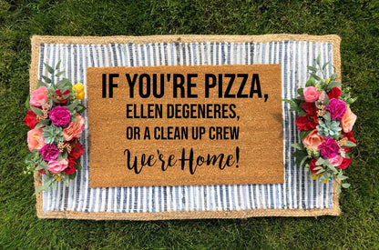 If You're Pizza, Ellen Degeneres, or a Clean Up Crew- We're Home! - The Minted Grove