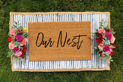 Our Nest Doormat - The Minted Grove