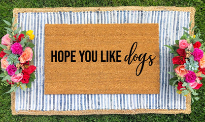 Create Your Own - "Hope you like..." Doormat - The Minted Grove