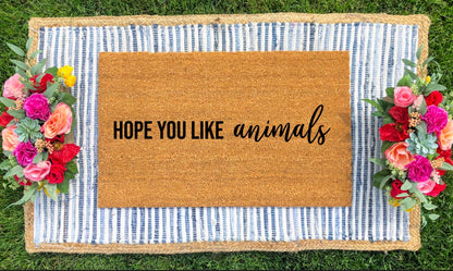 Create Your Own - "Hope you like..." Doormat - The Minted Grove