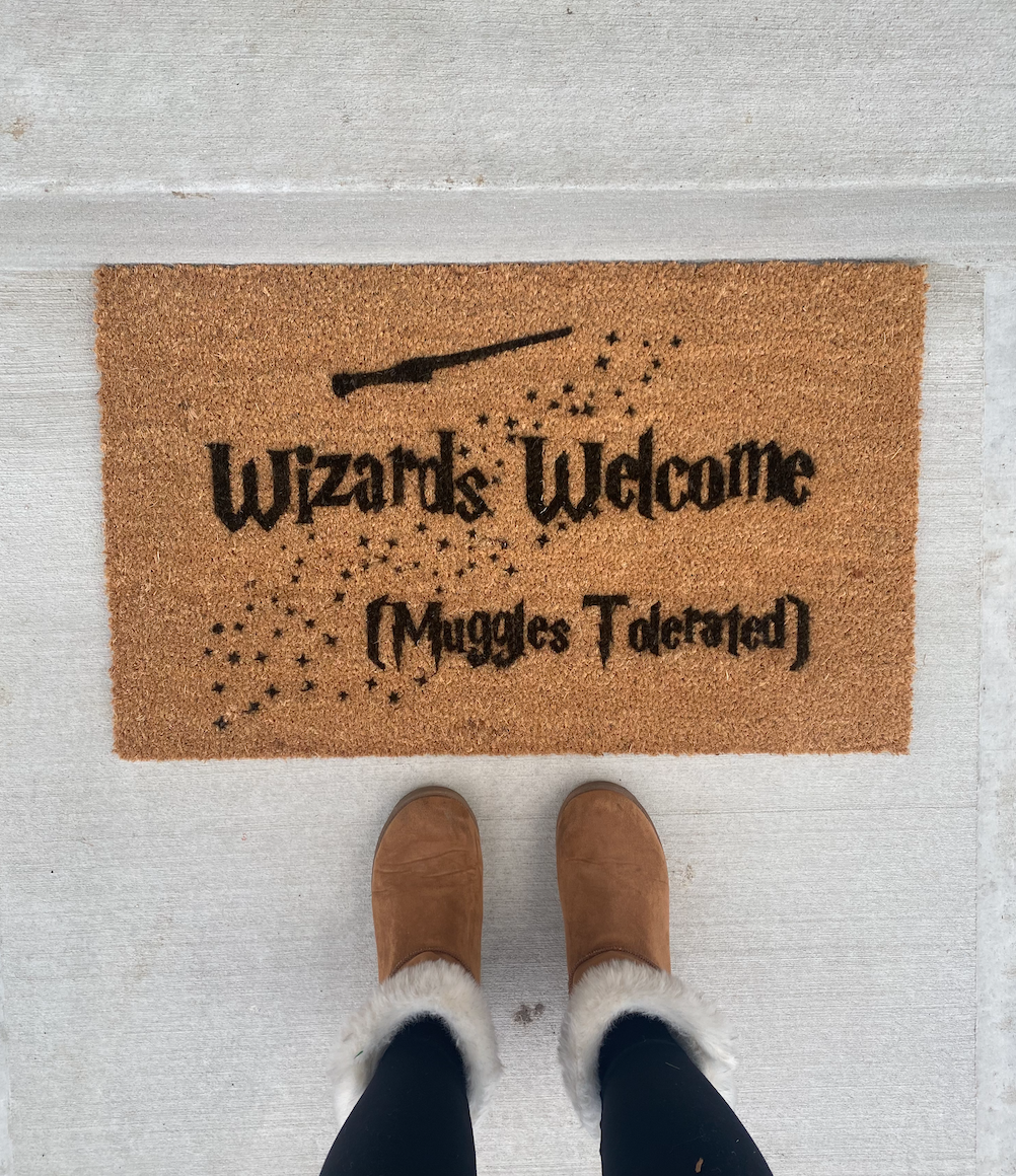 Harry Potter- Muggles Welcome Inspired Doormat - The Minted Grove